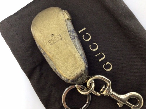 GUCCI “GG HORSE-BIT BUCKLE” Ladies Shoes KEY CHAIN / KEY FOB w/GUCCI Box, Pouch - Picture 11 of 19