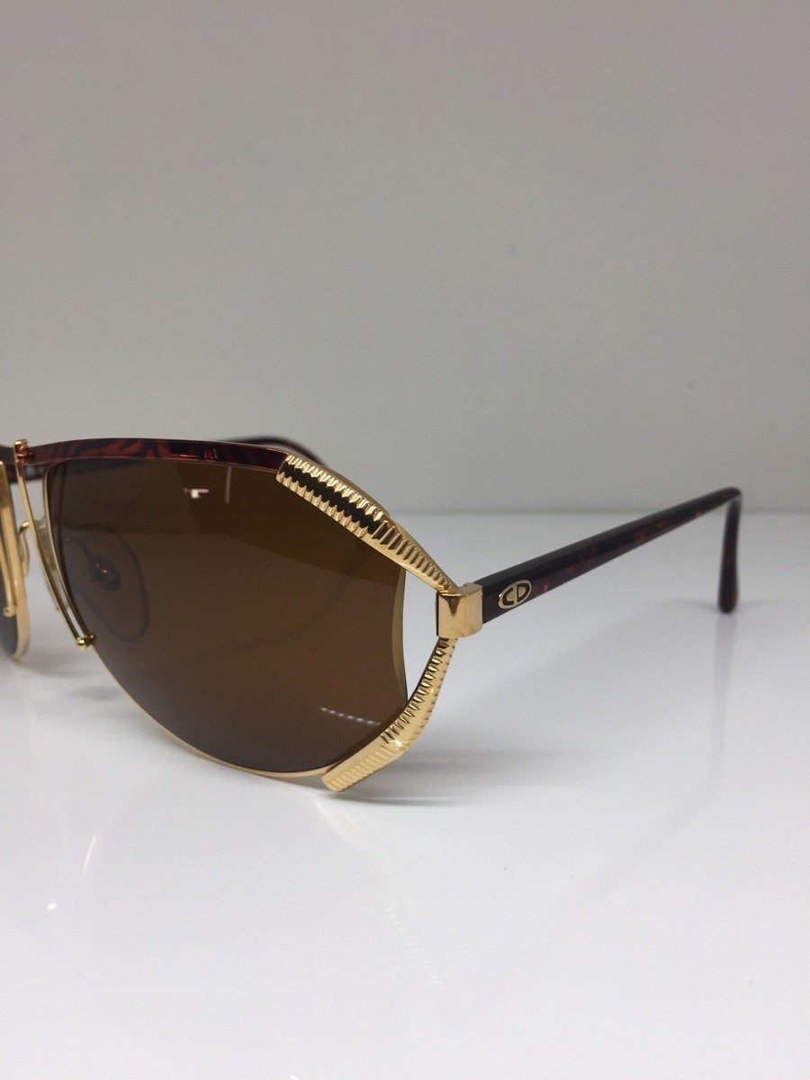 New Vintage Christian Dior CD 2609 Sunglasses C. Tortoise & Gold