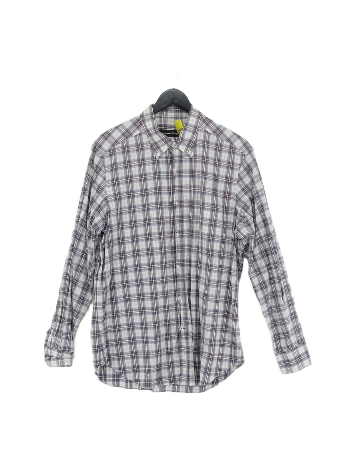 ALTRA Massimo Dutti Men's Shirt L Multi Checkered 100% Other Basic