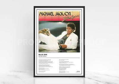 Michael Jackson Billie Jean Poster Michael Jackson Billie Jean