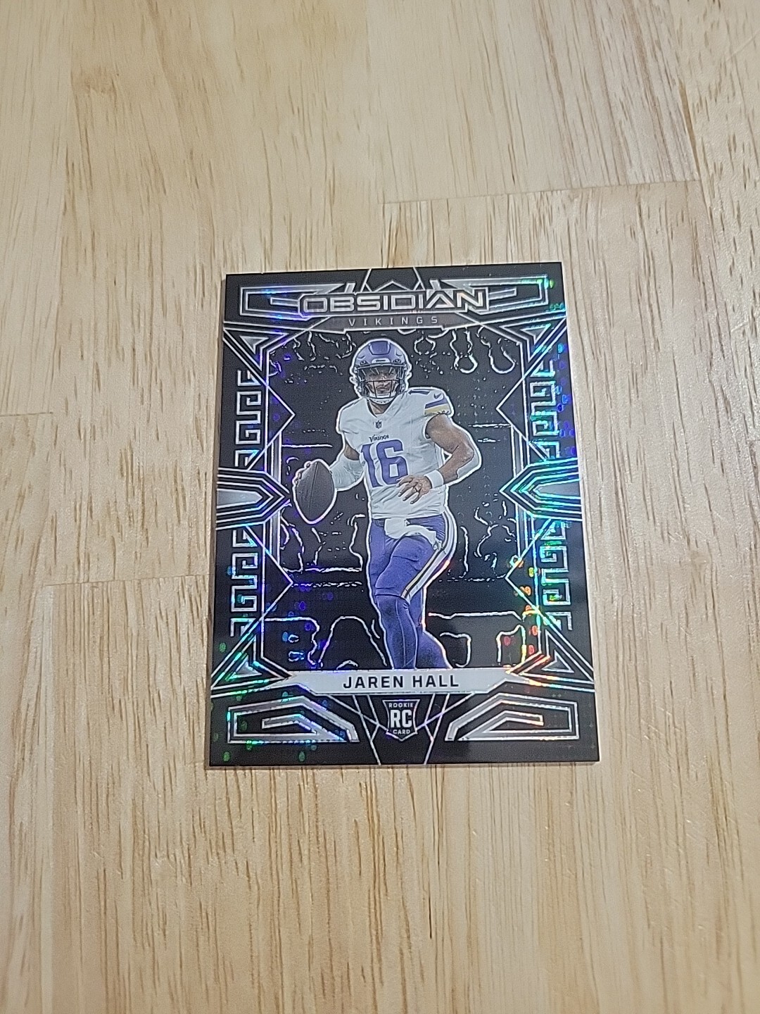 2023 Obsidian JAREN HALL Asia Pulsar #165 Rookie RC Minnesota Vikings SP