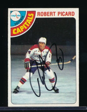 1978 Topps #39 Robert Picard rc signed auto autograph EXMT beautiful card