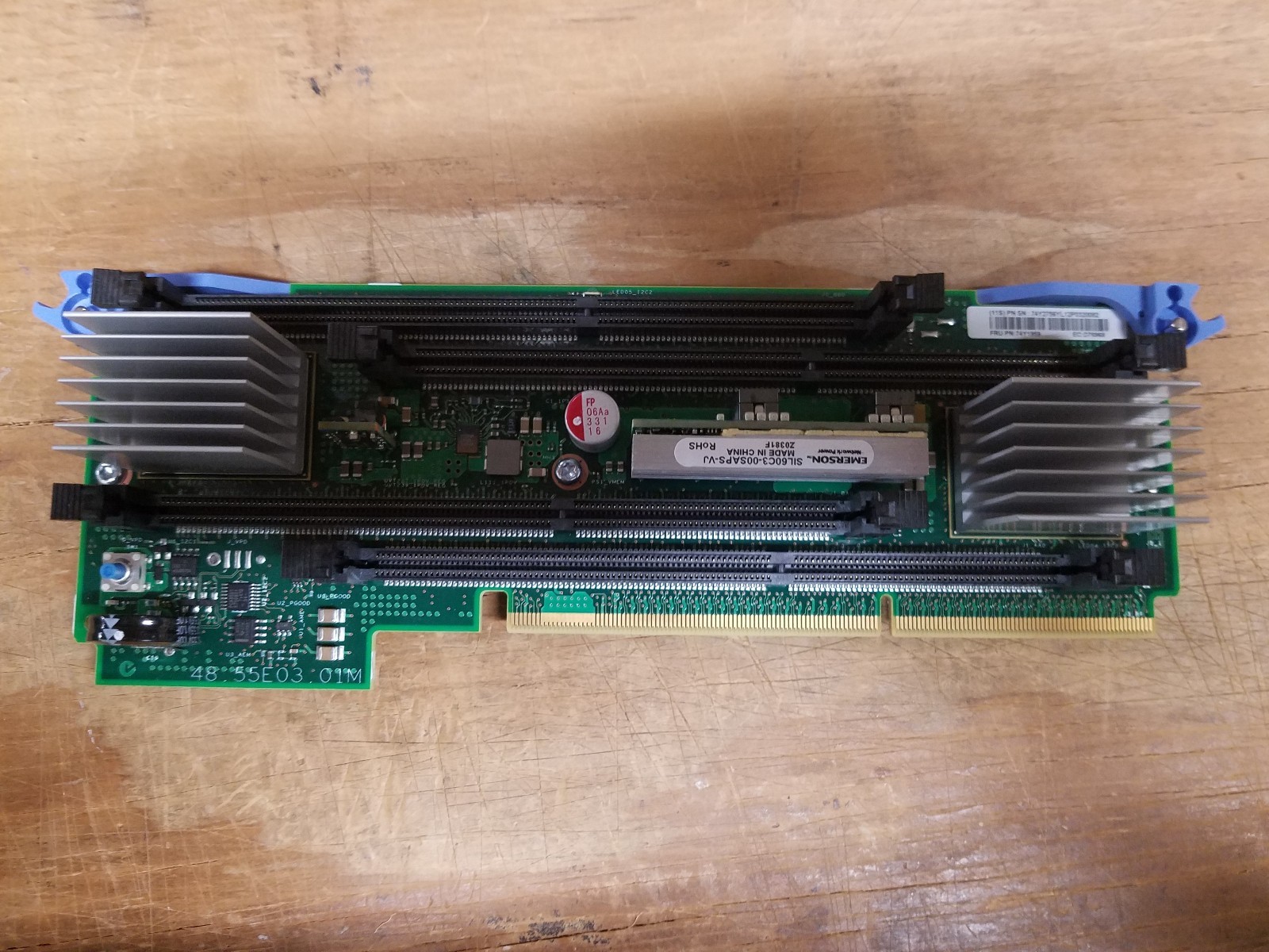 Memory Riser Card Ibm IBM 5265 EL0A EL0K 74Y1959 00E0635 00E2745 74Y3423 4 Slot Memory Riser ...