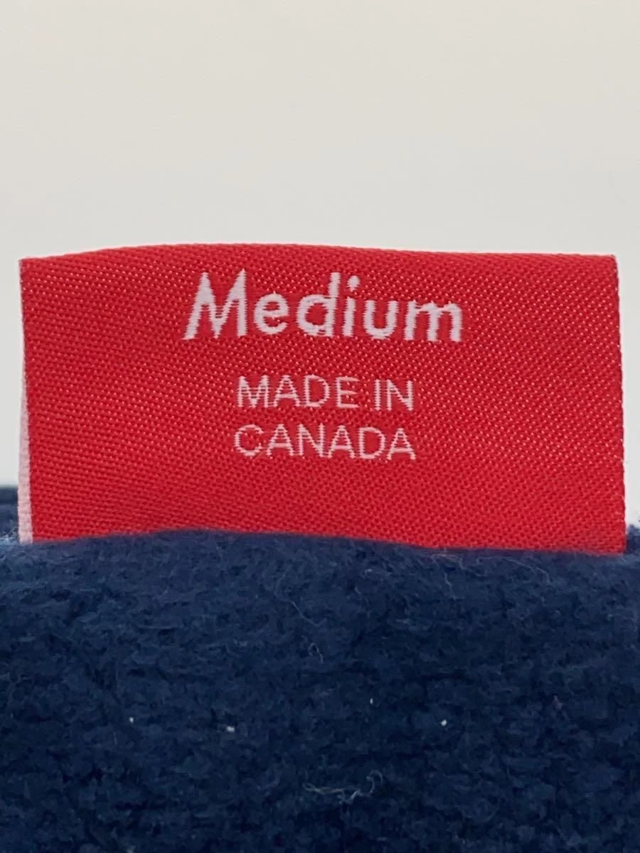 Felpa Supreme con cappuccio M cotone navy usata