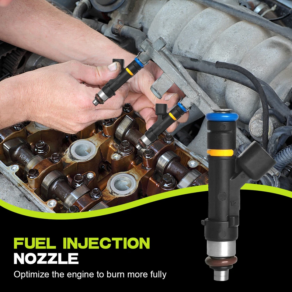 Juego de 4 inyectores de combustible 0280158103 0280158287 para Mazda MX-5 Miata 2011 2,0 L I4 Foto 2 de 4