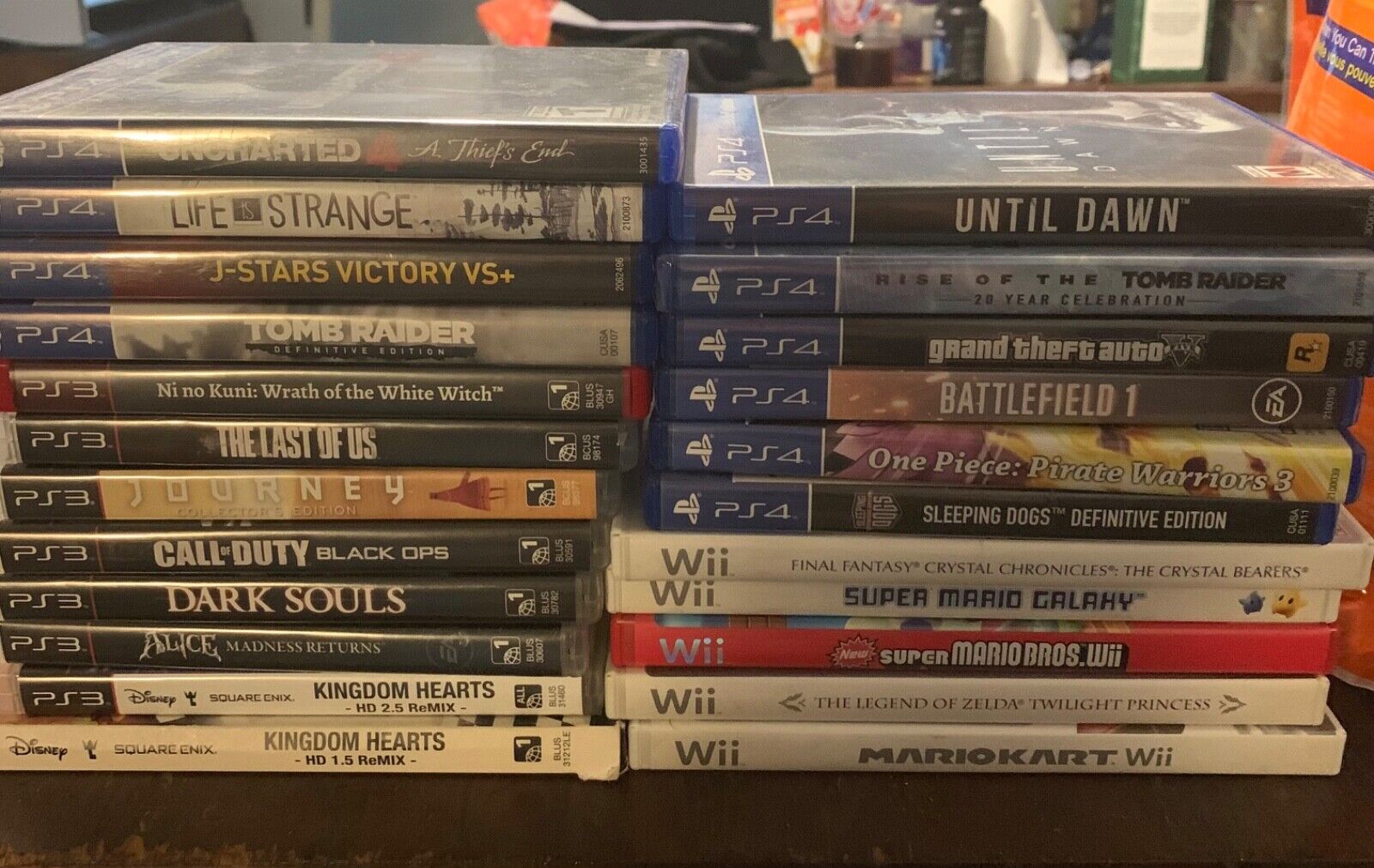 Lot of 14 Sony PlayStation 4 PS4, PS3 and Nintendo WI Games d30