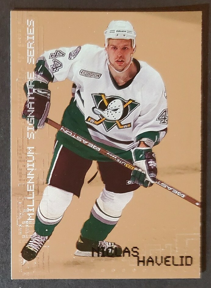 1999 ITG #4 Niclas Havelid RC DUCKS Rookie Millennium Signature Series  