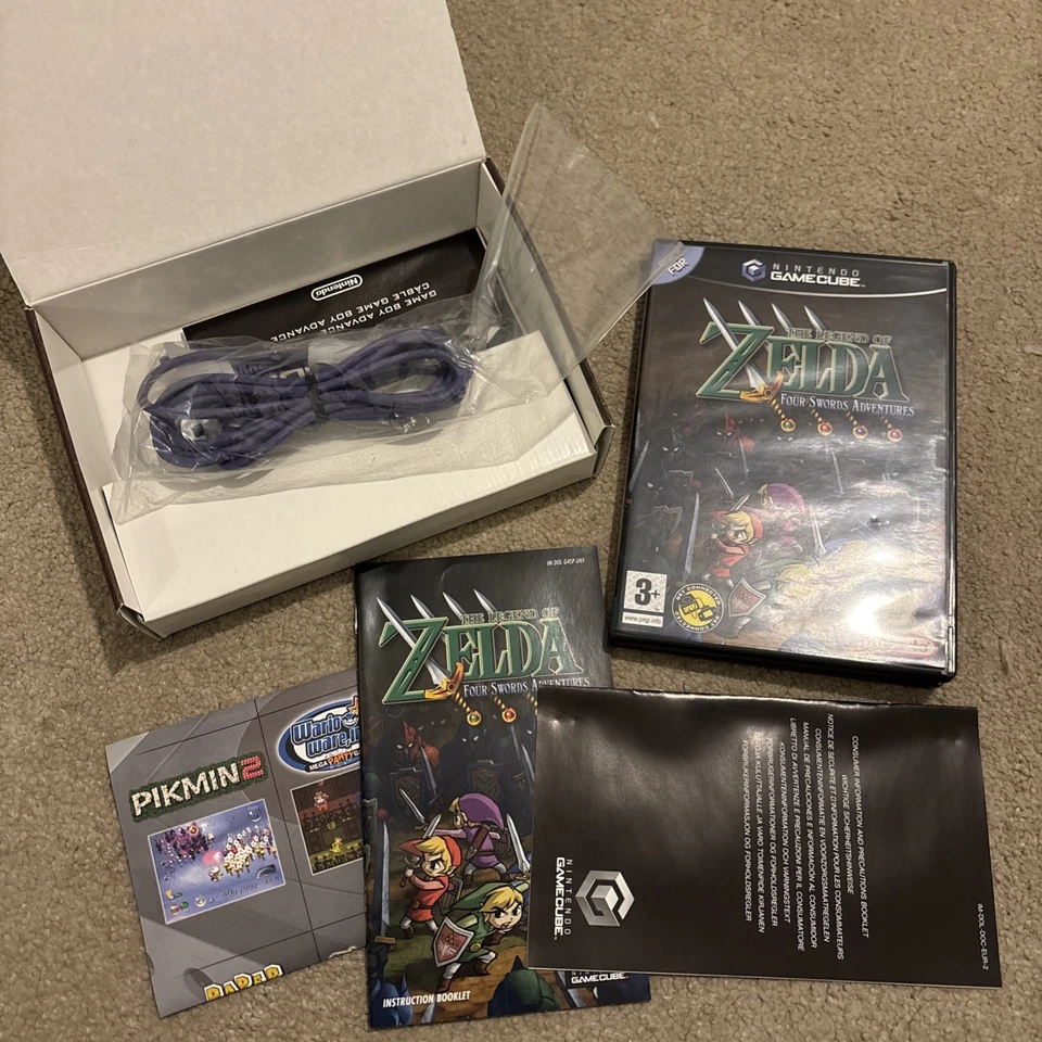 The Legend of Zelda: Four Swords Adventures (GameCube) Big Box - Rare & Complete - image 2 of 4