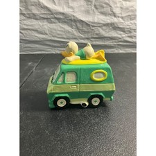 Vintage Disney Donald Duck Surf Van Ceramic Coin Bank Walt Disney Productions