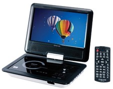 Craig Teal 9" Swivel Screen Portable DVD/CD Player W/Accessories CTFT712 NIB