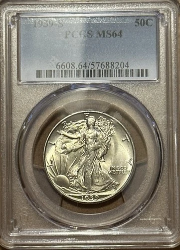 1939-S Walking Liberty Half Dollar - PCGS MS64