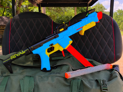 Modded Nerf Rival Pathfinder - upgraded with K25 spring + 2 magazines