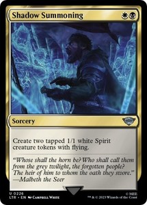 Shadow Summoning 226 Foil - The Lord of the Rings: Tales of Middle-earth