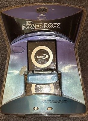 Datel PSP Power Dock   Rechargeable Battery Stand for Sony PSP   New Sealed