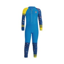 Wetsuit for Boys Girls Piece Full Body Swimsuit Long Sleeve Swimwear Surfing ...