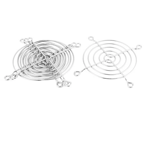 4pcs 80mm 8cm Metal Wire Grill Finger Axial Fan Guard Protector for PC Computer