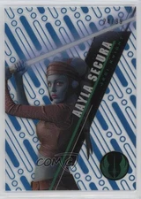 2016 Star Wars High Tek Form Pattern 1 Blue Rainbow Foil 24/99 Aayla Secura 12bg