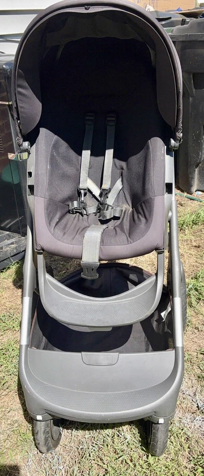 Cochecito de asiento individual estándar Stokke Xplory negro melange Foto 3 de 4