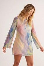 Nastygal Multi Mini Dress Womens Daywear Dresses