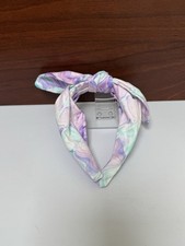 Purple Tie-Dyed Homemade Tie Knot Headband Hair Accessory for Women Girls Teens