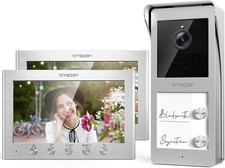 2 Familien 2 DRAHT VIDEO T&Uuml;RSPRECHANLAGE KLINGELANLAGE mit 2x7'' LCD MONITOR HD