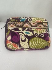 Vera Bradley Tablet Sleeve Purple Punch Floral Carrier Case For E Reader