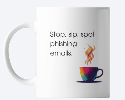 Secure Sips Serie Tasse: Cybersicherheit & Tech Humor Kaffee-/Teetasse - lustig Büro