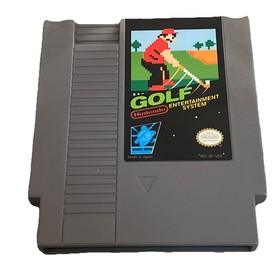 GOLF - NES Nintendo Original Classic Video Game & Instructions Manual Booklet