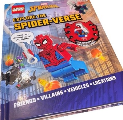 Lego Marvel Spiderman Explore Spider Verse book exclusive Figure Uk Seller