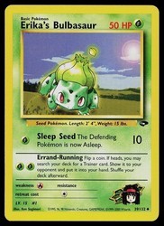 Erika's Bulbasaur 39/132 Gym Challenge Uncommon