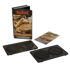 [XA800712] TEFAL Coffret Snack Collection lot de 2 plaques bricelets + 1 livr...