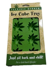Weed - Marijuana Themed Ice Cube Tray - Flexible Rubber - Stonerware ICUP