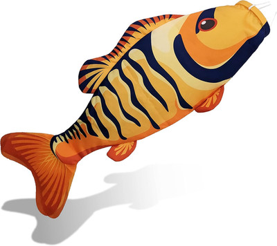 Tiger Fish Windsock by  | Durable Outdoor Hanging Decoration | Deck, Garden, Doc