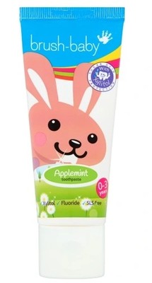 BRUSH-BABY Apfel-Minze Zahnpasta (0-3 Jahre) 50 ml Apfel & Minze