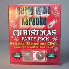 Party Tyme Karaoke - Christmas Party Pack [32+32-song Party Pack][4 CD]