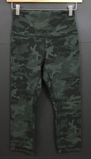 Lululemon Align Crop 21" Incognito Camo Multi Gator Green Leggings Size 6