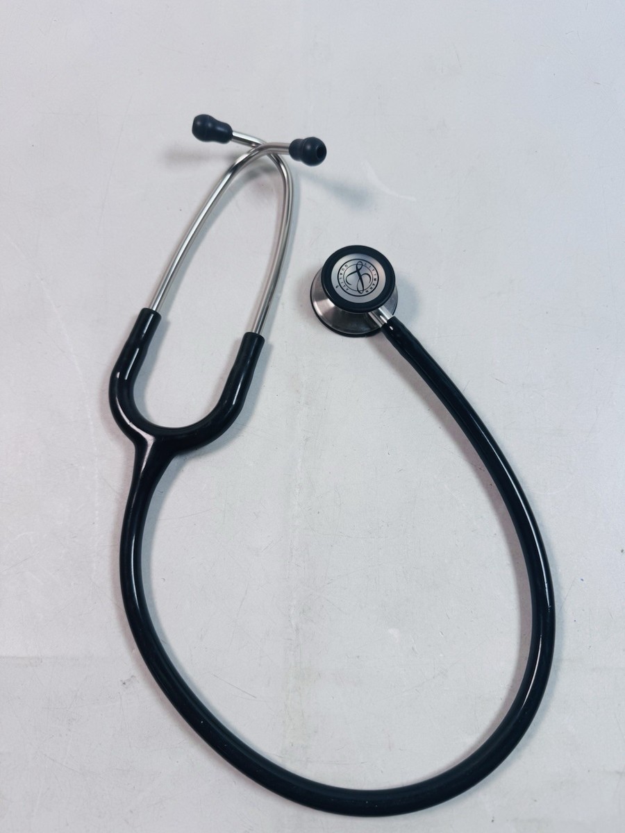 3M Littmann Classic III Monitoring Stethoscope, All Black New(NO