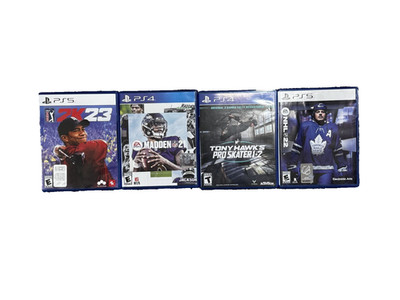 PS5/PS4 Sports Bundle (THPS 1+2, NHL 22, PGA Tour 2K23, NFL Madden 21)