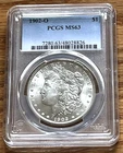 1902 O Morgan Silver Dollar PCGS MS63