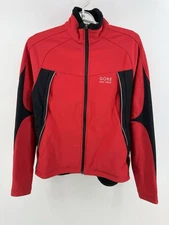 Gore Bike Wear Cycling Windstopper Soft Shell Reflective Jacket Women’s M Red