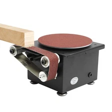 3 in 1 Mini Disc Sander, 8×6.3×4.7In 7 Speed Power Sanding Machine Bench Grinder