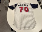 original 1998 JOE MADDON (coach) ANAHEIM ANGELS GAME WORN BASEBALL JERSEY — photo 3