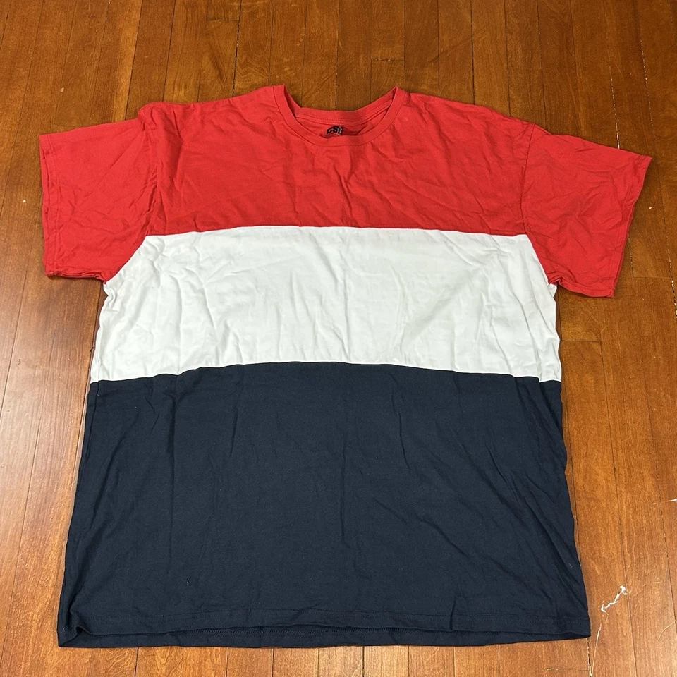 Lote de 3 Camisetas Para Hombre 3XL Manga Corta Algodón CSG Fundición Rayas Camufladas Gris Foto 2 de 4