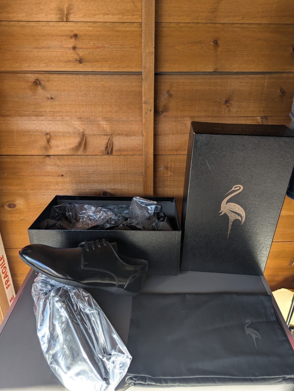 SAOLA Harry's Of London Polpaccio Lucido Duncan Nero Suola Windsurf Blu UK4