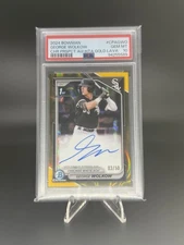 2024 BOWMAN GEORGE WOLKOW #CPA-GWO GOLD LAVA REF AUTO #/50 PSA 10 WHITE SOX!!!!!