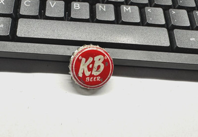 VINTAGE K-B KOENIG BRAU BEER CORK BACK BOTTLE CAP BISMARCK BREWING CHICAGO IL