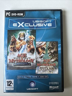 Age of Mythology Gold Edition (PC Rom 2004) Ubisoft Exclusive Titans Expansion