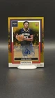 2026 Topps Chrome National Derik Queen Auto Gold Refractor Rookie Jersey # 22/50