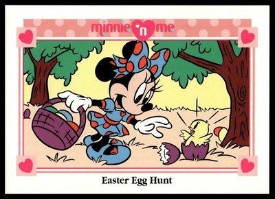 Easter Egg Hunt Minnie 'N Me 1991 Impel #19 Trading Card Raw