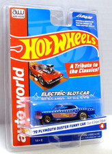 Auto World Hot Wheels 4-Gear '70 Plymouth Duster Funny Car HO Slot Car